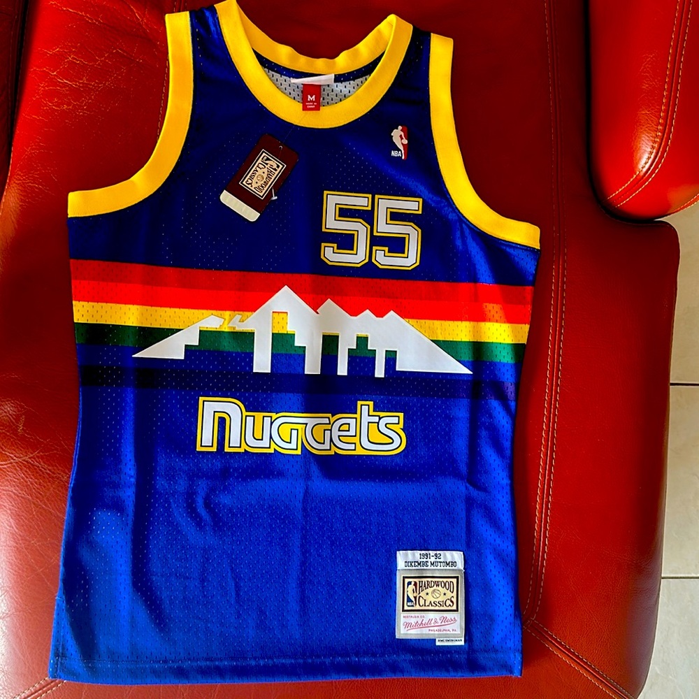 Authentic Mutombo #55 Jersey